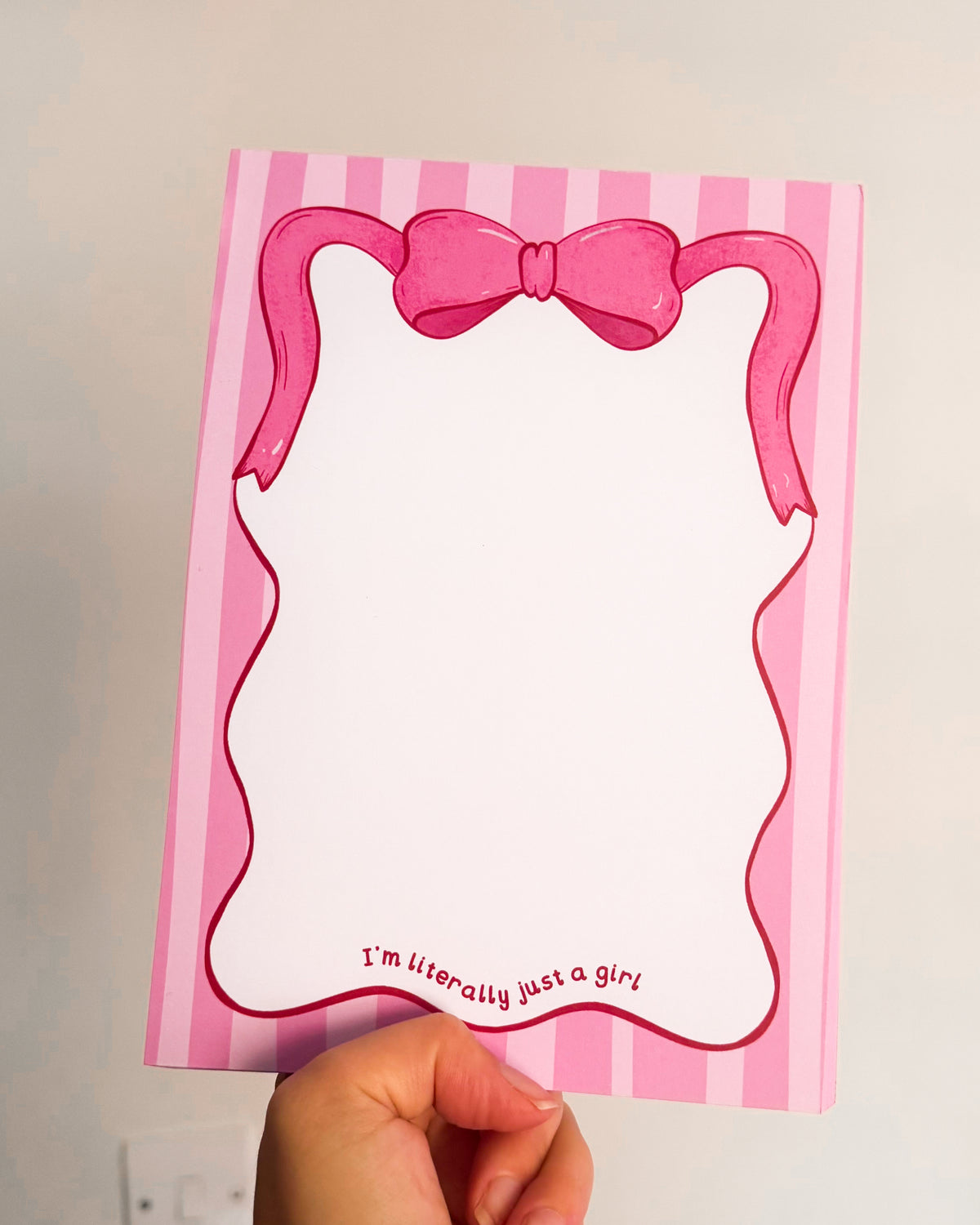 I'm Literally Just a Girl A5 Notepad